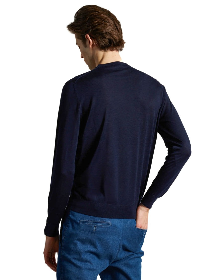Colombo Kid Wool 12.8 Micron Crewneck Sweater
