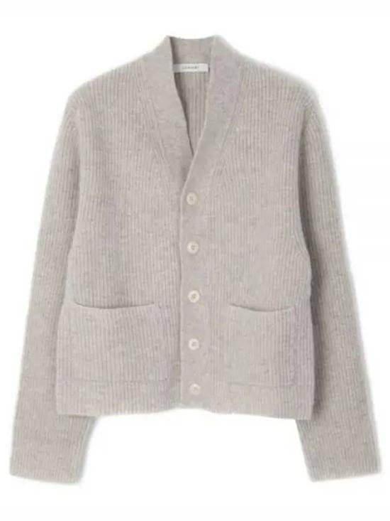 Lemaire Ribbed Knit Cardigan With Shawl Collar