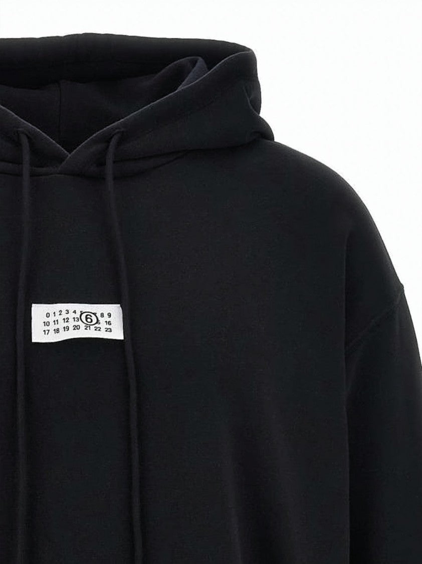 Mm6 By Maison Margiela Hoodie With Adjustable Drawstring And Signature Patch