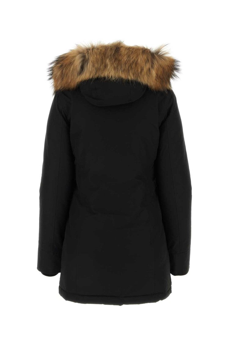 Woolrich Black Nylon Down Jacket