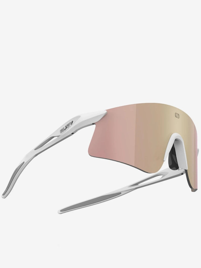 Rudy Project Wraparound Sunglasses With Reflective Lens And Minimalist Frame