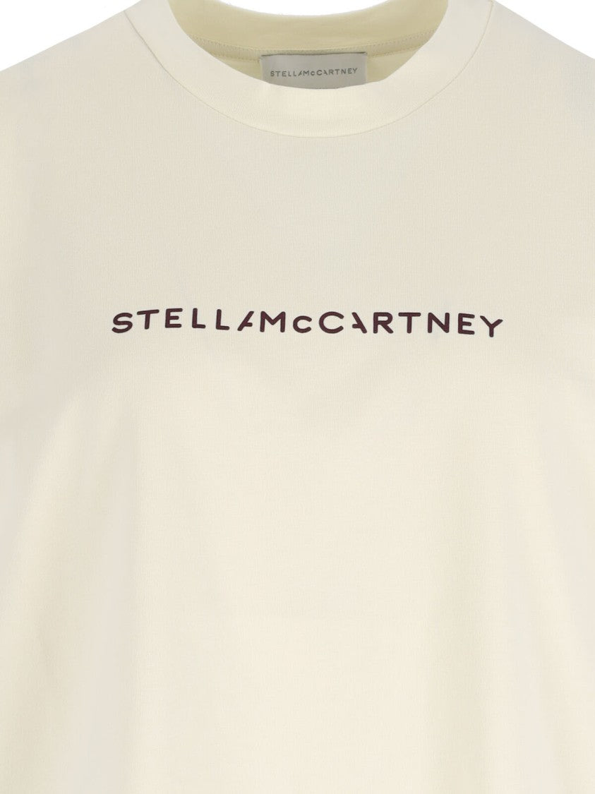 Stella Mccartney Logo T-Shirt – Ivory