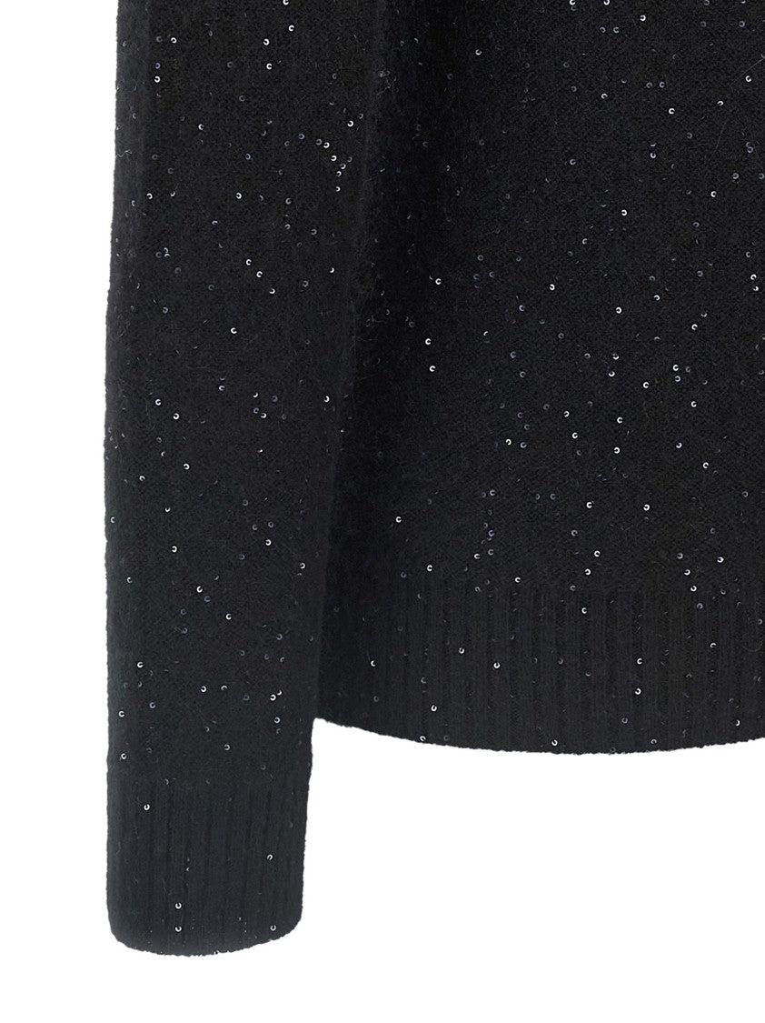 Fabiana Filippi Sequin Turtleneck Sweater