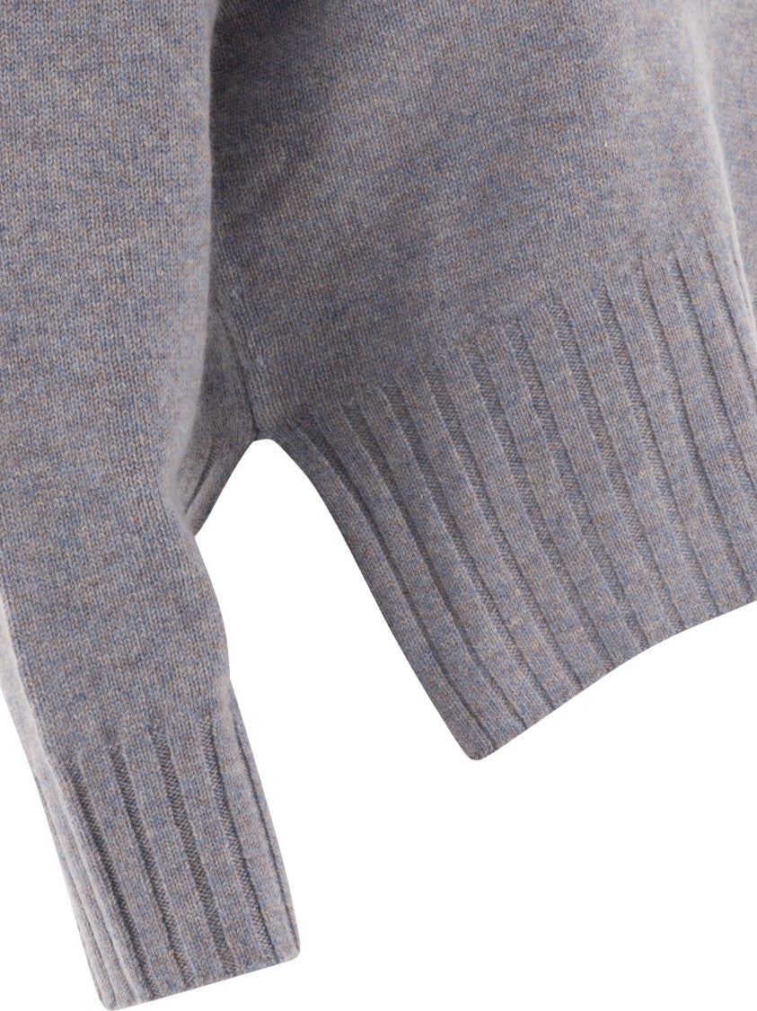 Loulou Studio Light Blue Cashmere Knitwear