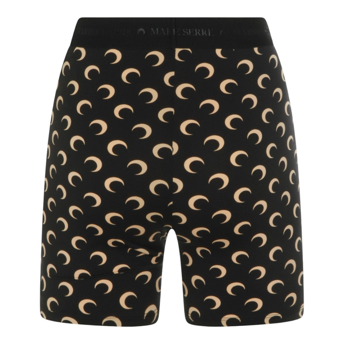 Marine Serre Crescent Moon Pattern Fitted Mid-Thigh Shorts
