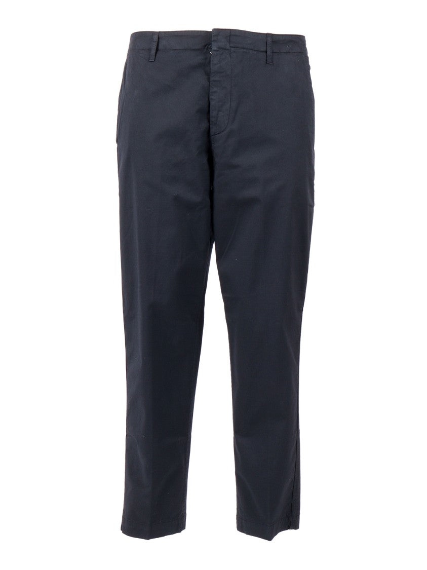 Dondup Zyan Straight Leg Stretch Straight-Leg Pants