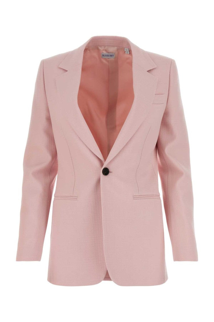 Burberry Pink Wool Blazer