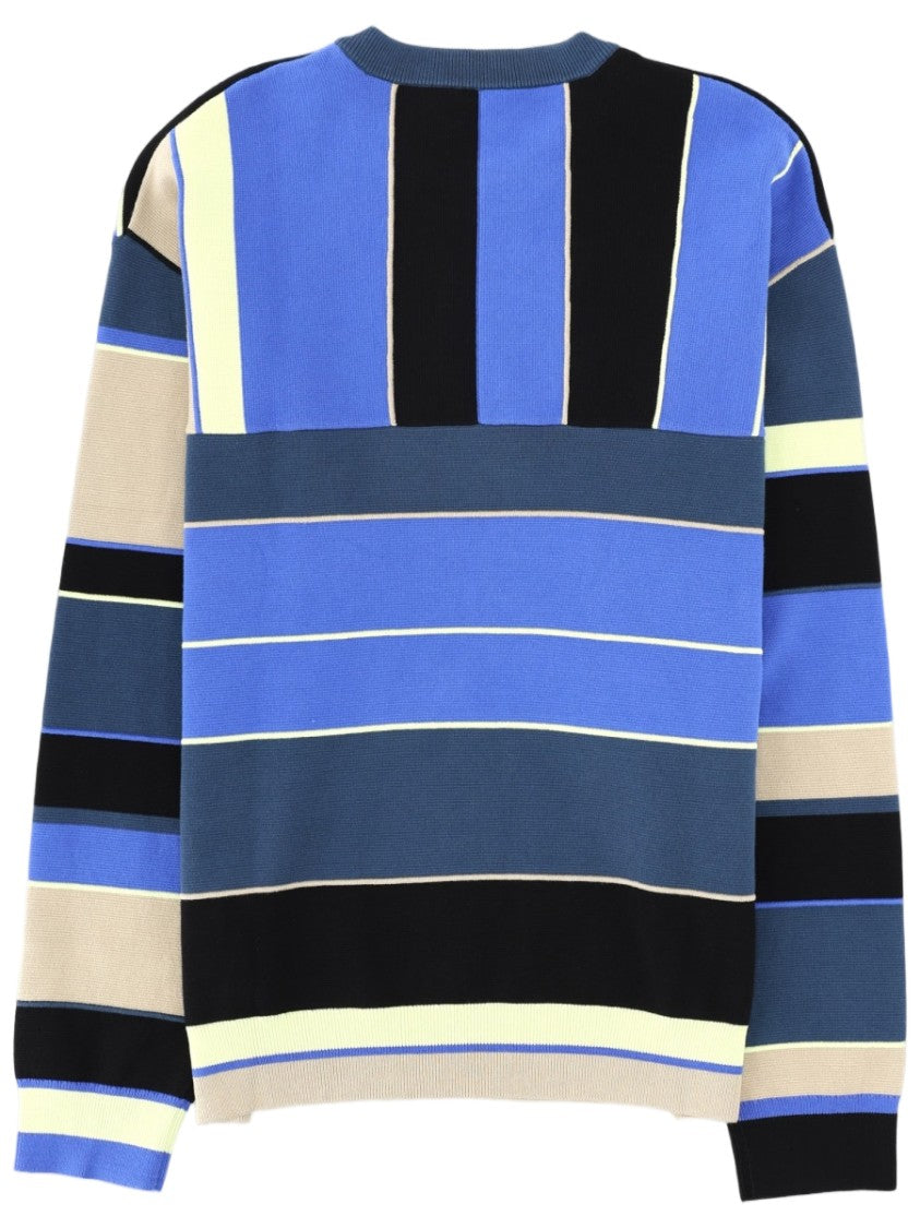 Paul Smith Long Sleeve Striped Sweater Crafted From Organic Cotton