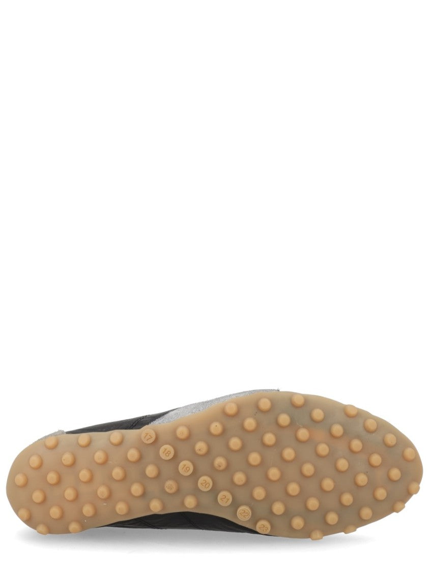 Maison Margiela Black Sprinters Grey Suede Sneakers