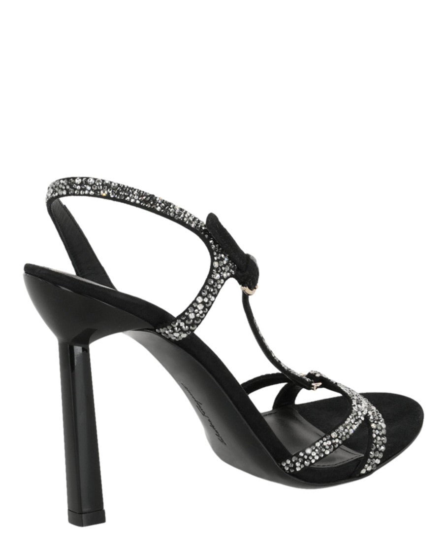 Ferragamo Jole X5 Crystal Embellished Heels