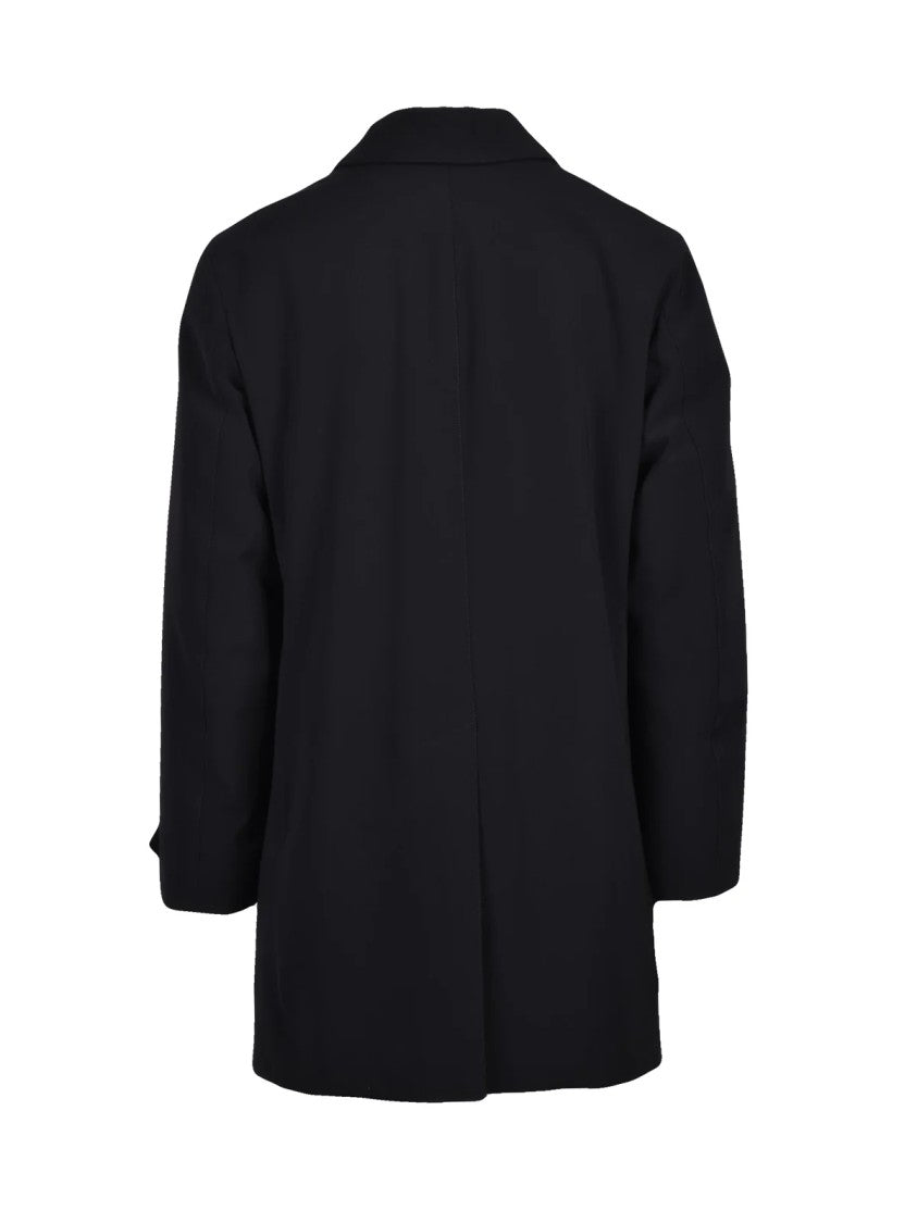 Aspesi Quilted Waterproof Jacket With Button Closure And Classic Collar