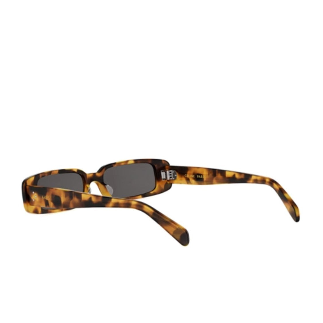 Celine Havana Three Dots Acetate Rectangular Sunglasses