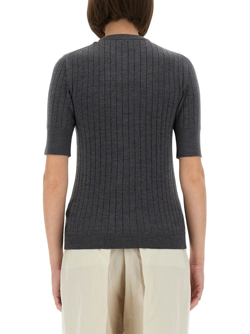 Bottega Veneta Slim-Fit Ribbed Wool Jersey By Bottega Veneta