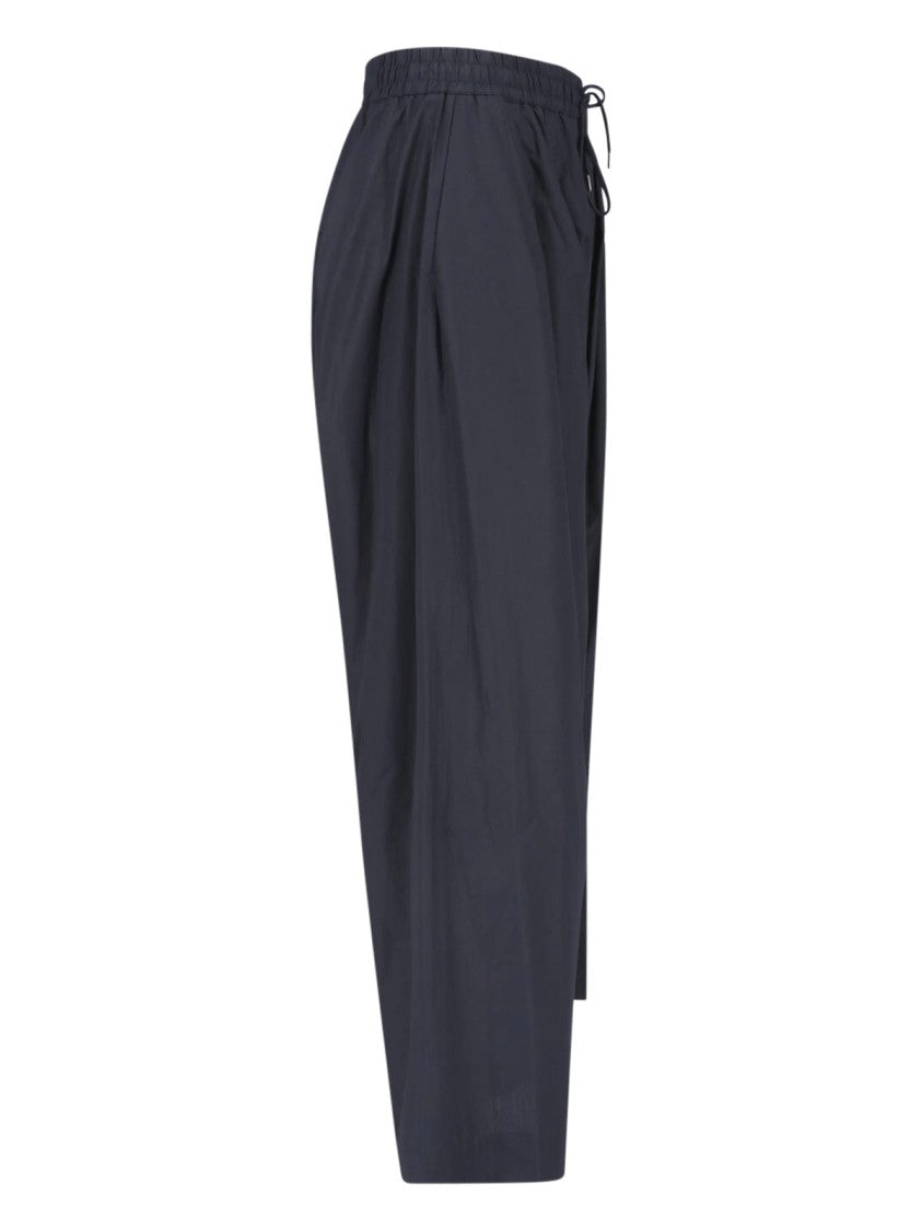 Vivienne Westwood Black Cotton Wide-Leg Pants