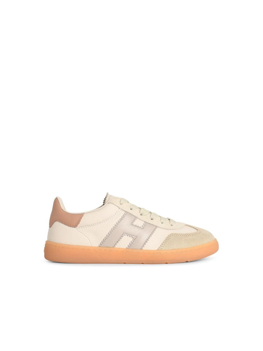 Hogan 'Cool' White Nappa Leather Sneakers