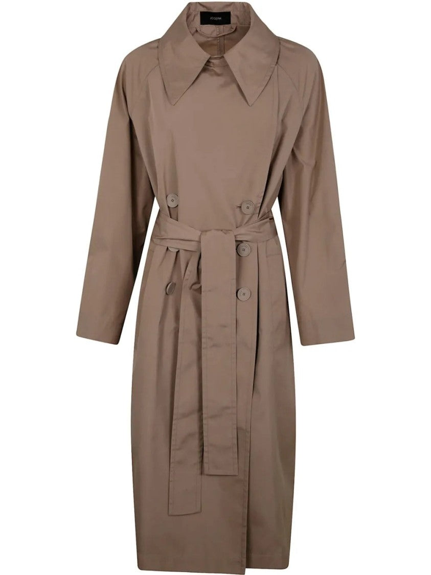 Joseph Light Brown Chiswick Trench Coat