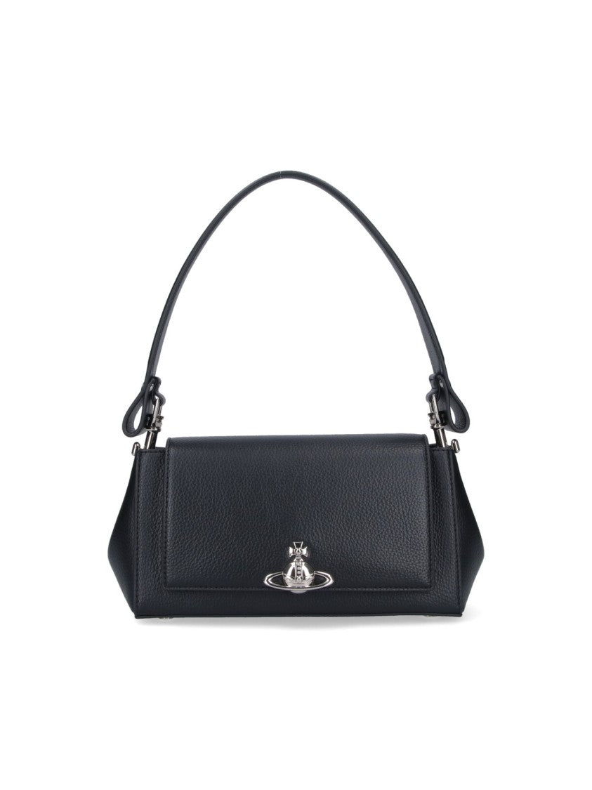Vivienne Westwood "Hazel" Medium Handbag – Black