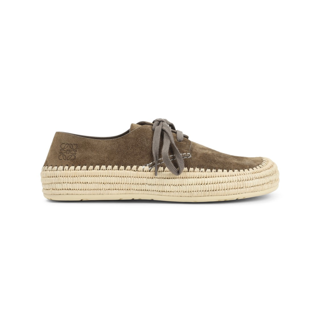 Loewe Rio Brown Suede Lace-Up