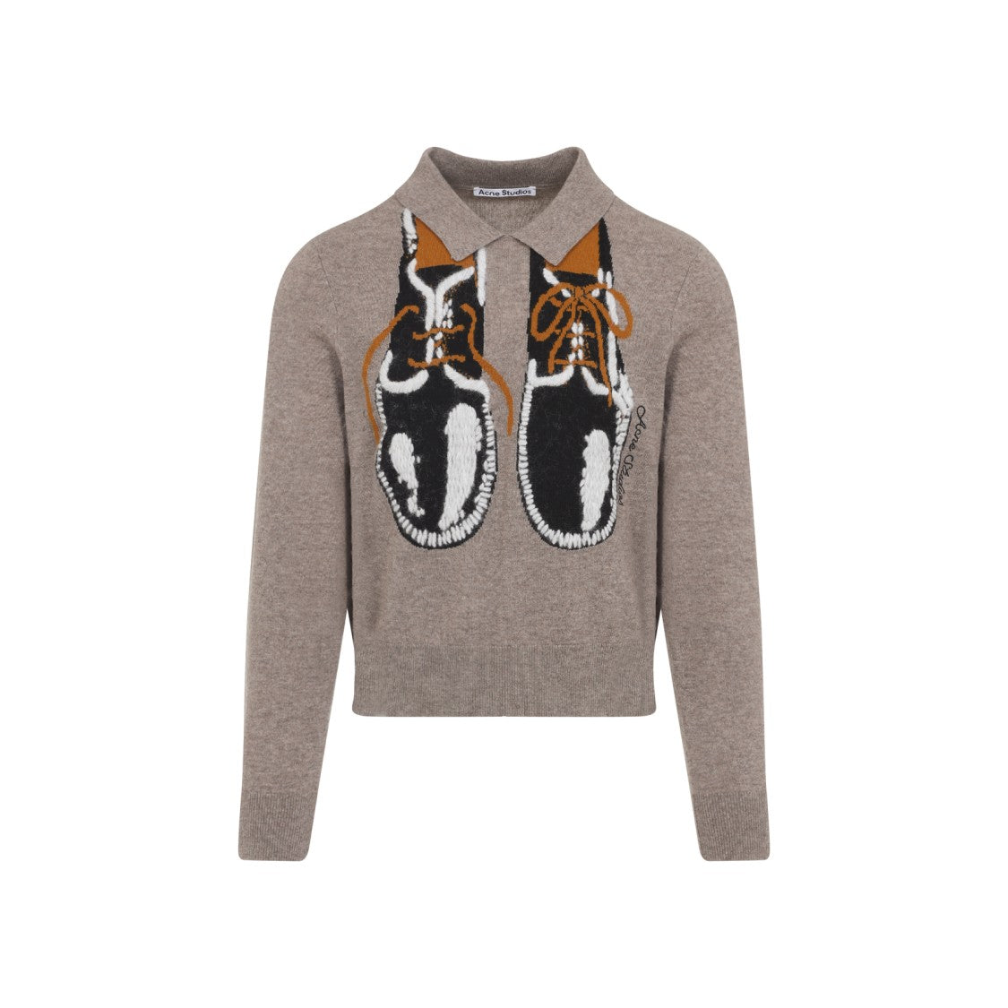 Acne Studios Beige Wool Sweater