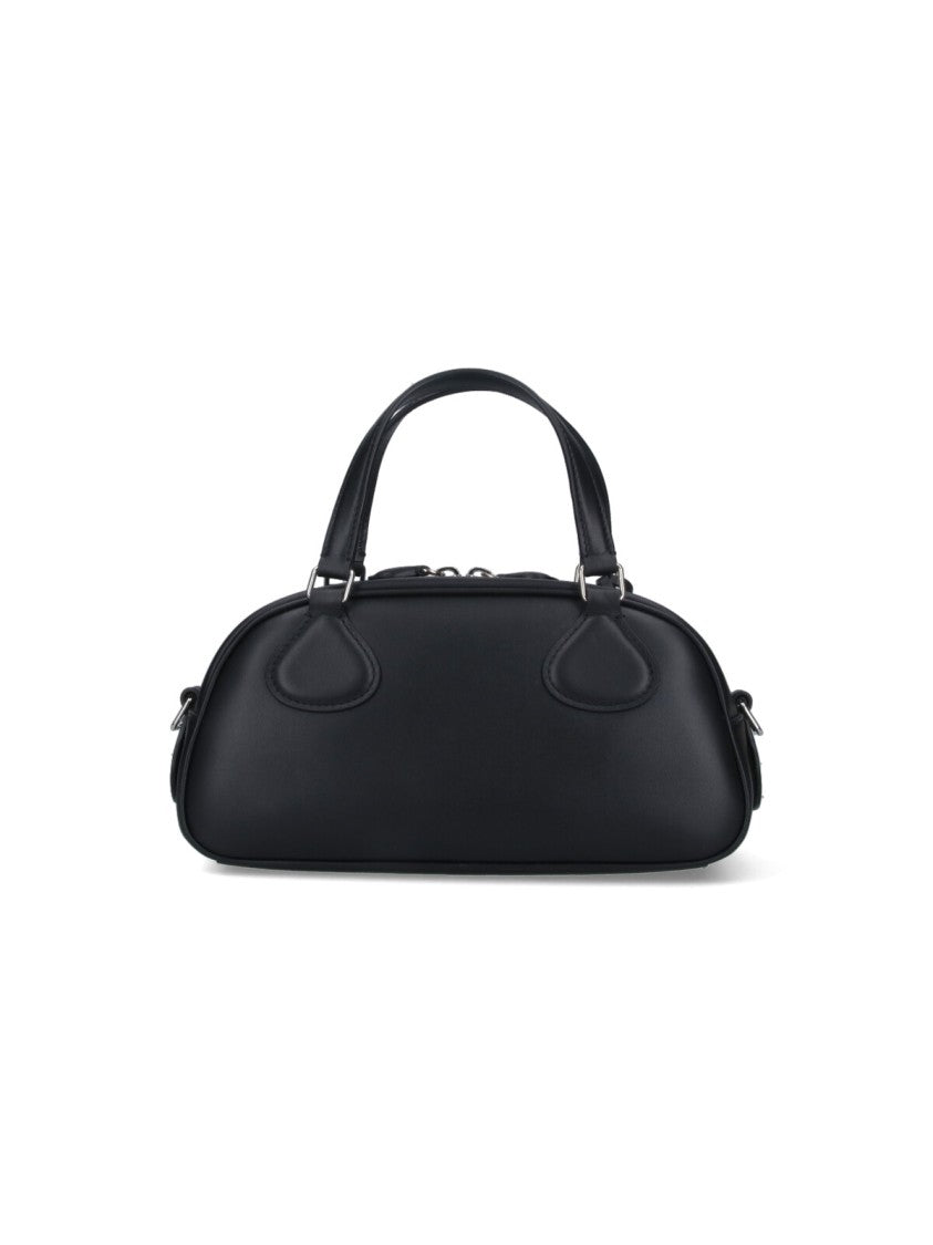 Courrèges "Friday Bowling" Shoulder Bag – Black