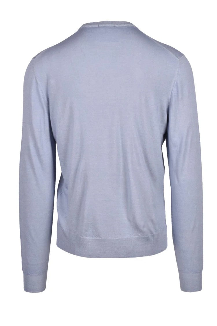 Drumohr Crew Neck Sweater - Light Blue