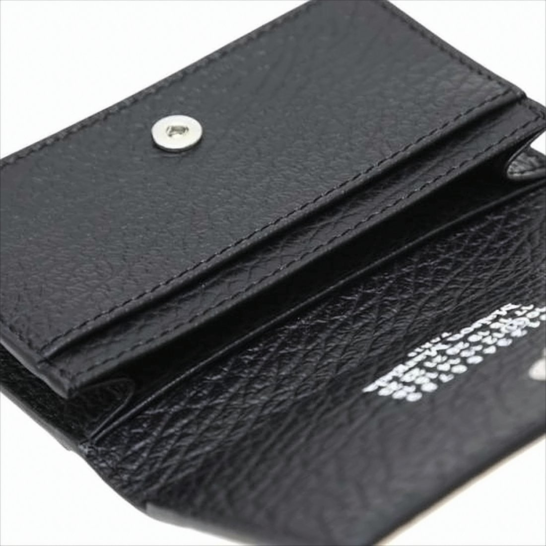 Maison Margiela Textured Cow Leather Wallet With Minimalist Design