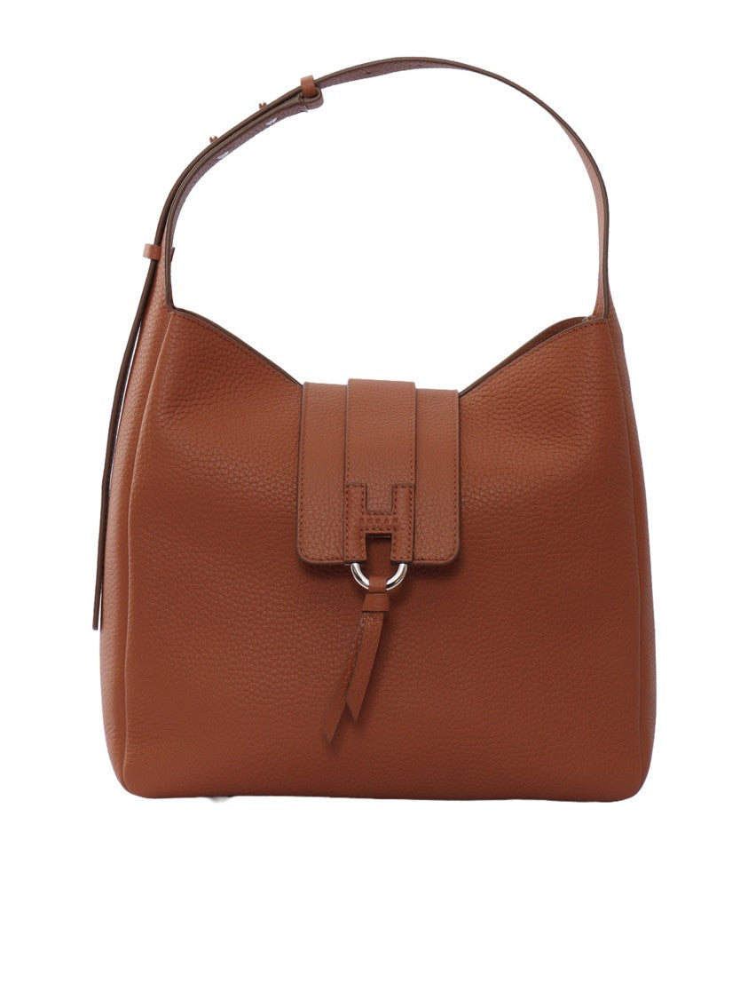 Hogan H01x Hobo Textured Calfskin Bag