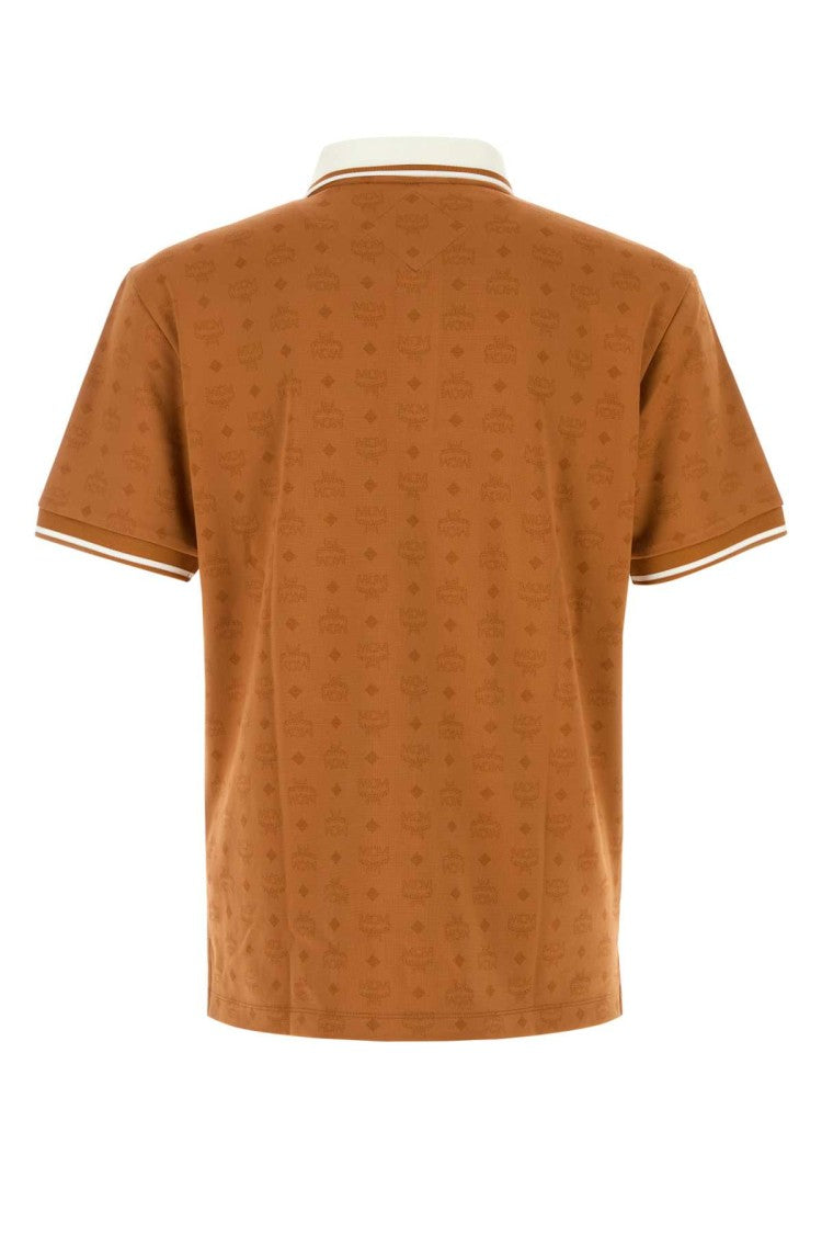 Mcm Orange Piquet Polo Shirt