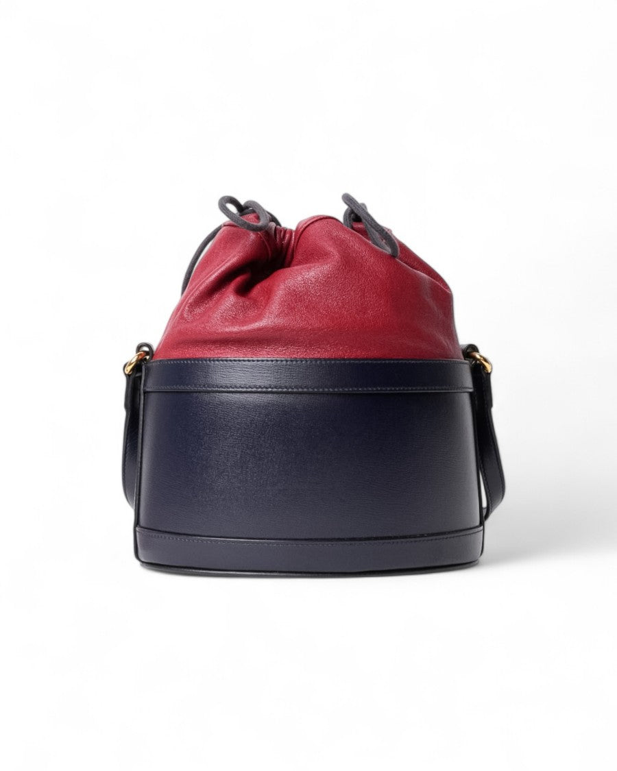 Gucci Medium Horsebit 1955 Bucket Bag In Two-Tone Leather