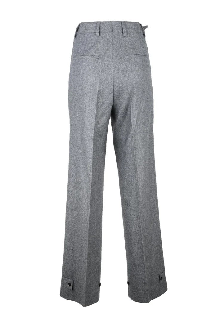 Kiton Straight-Leg Trousers With High Waist
