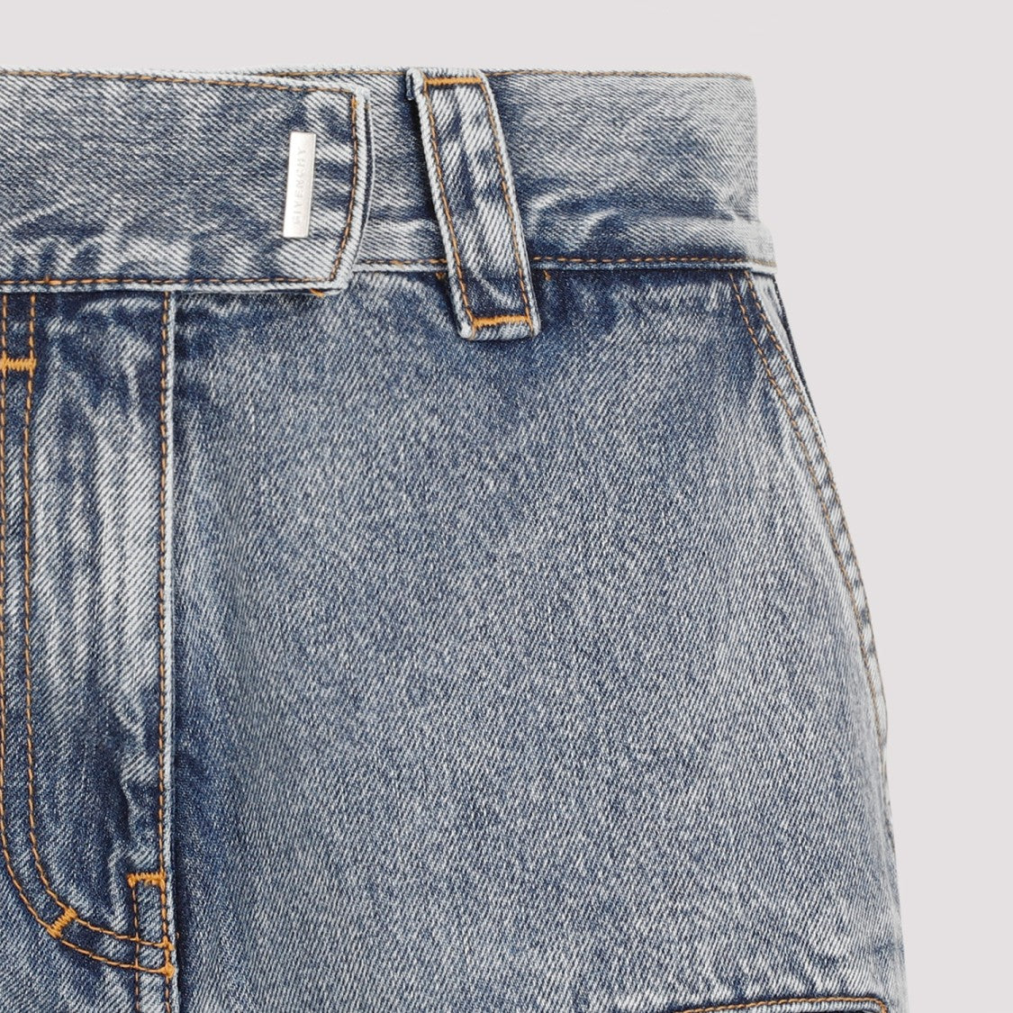 Givenchy Light Blue Cotton Pants