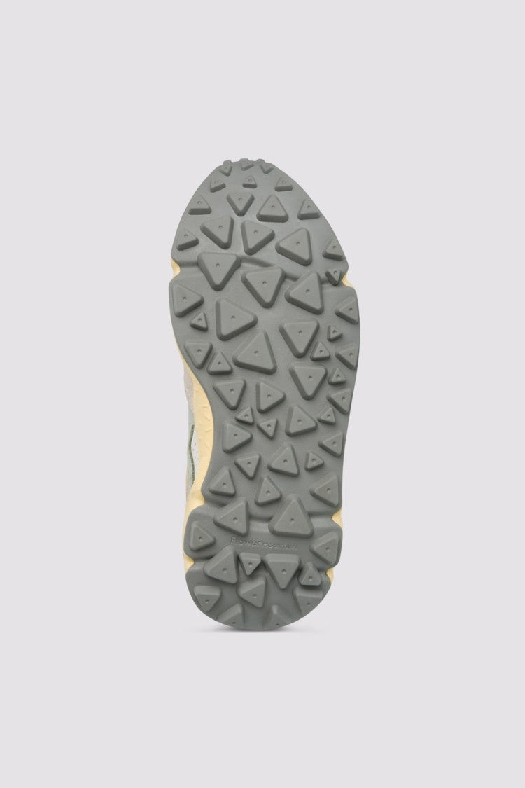 Flower Mountain Layered Design Sneakers With Textured Sole