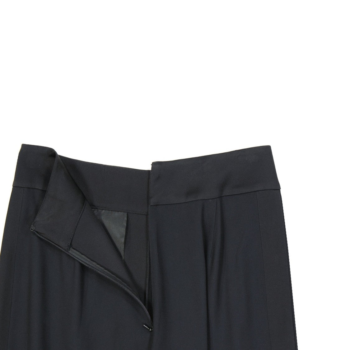 Alberta Ferretti Flared Black Trousers