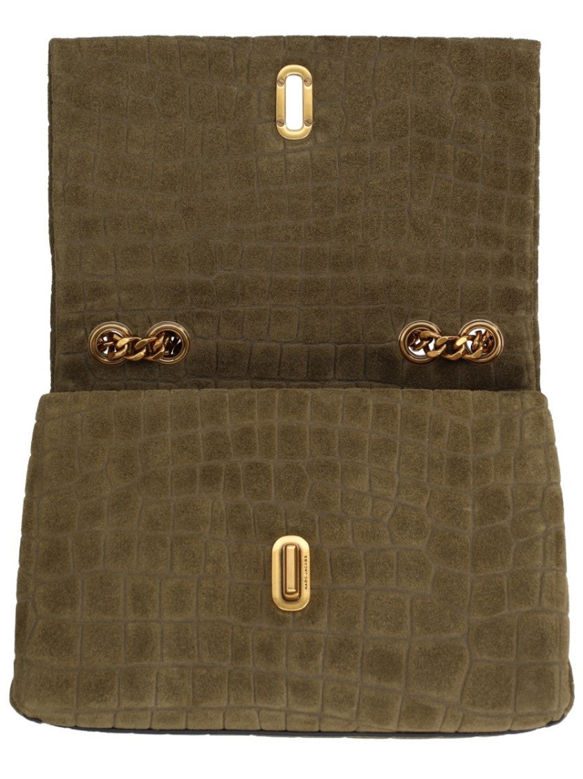 Marc Jacobs Neutrals Slim Dual Suede Shoulder Bag