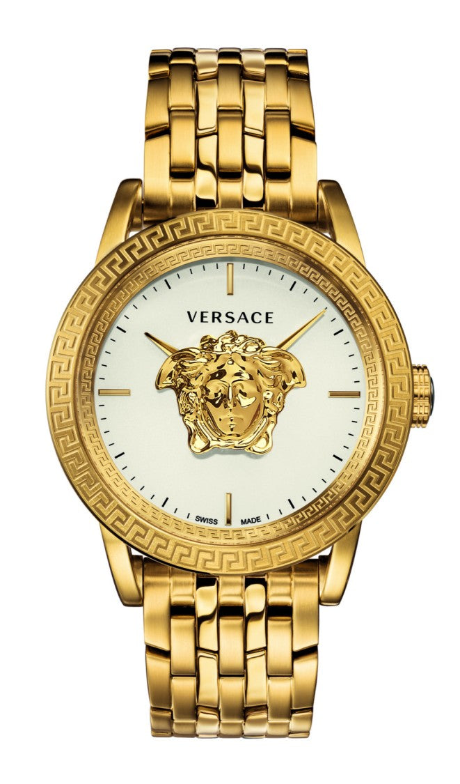 Versace Palazzo Empire Gold-Tone Men's Watch With Iconic Medusa