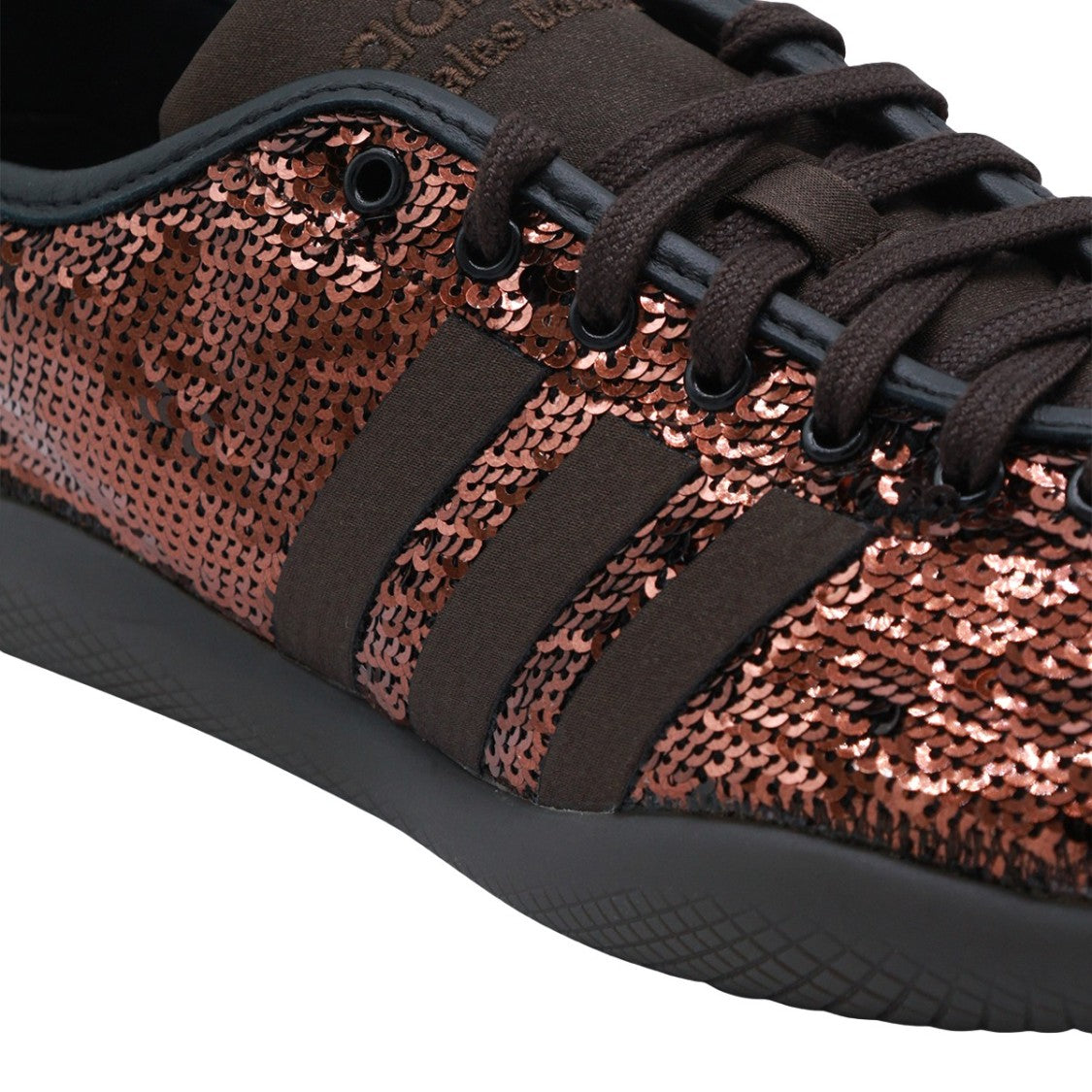 Adidas By Wales Bonner Low-Profile Sneakers With Shimmering Copper Upper