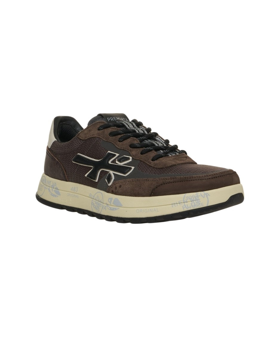 Premiata Nous' Sneakers With Suede And Textile Details