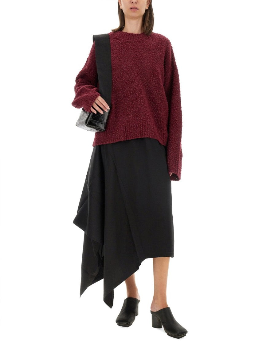 Uma Wang Rectangular Shoulder Bag In Textured Carbon Fiber