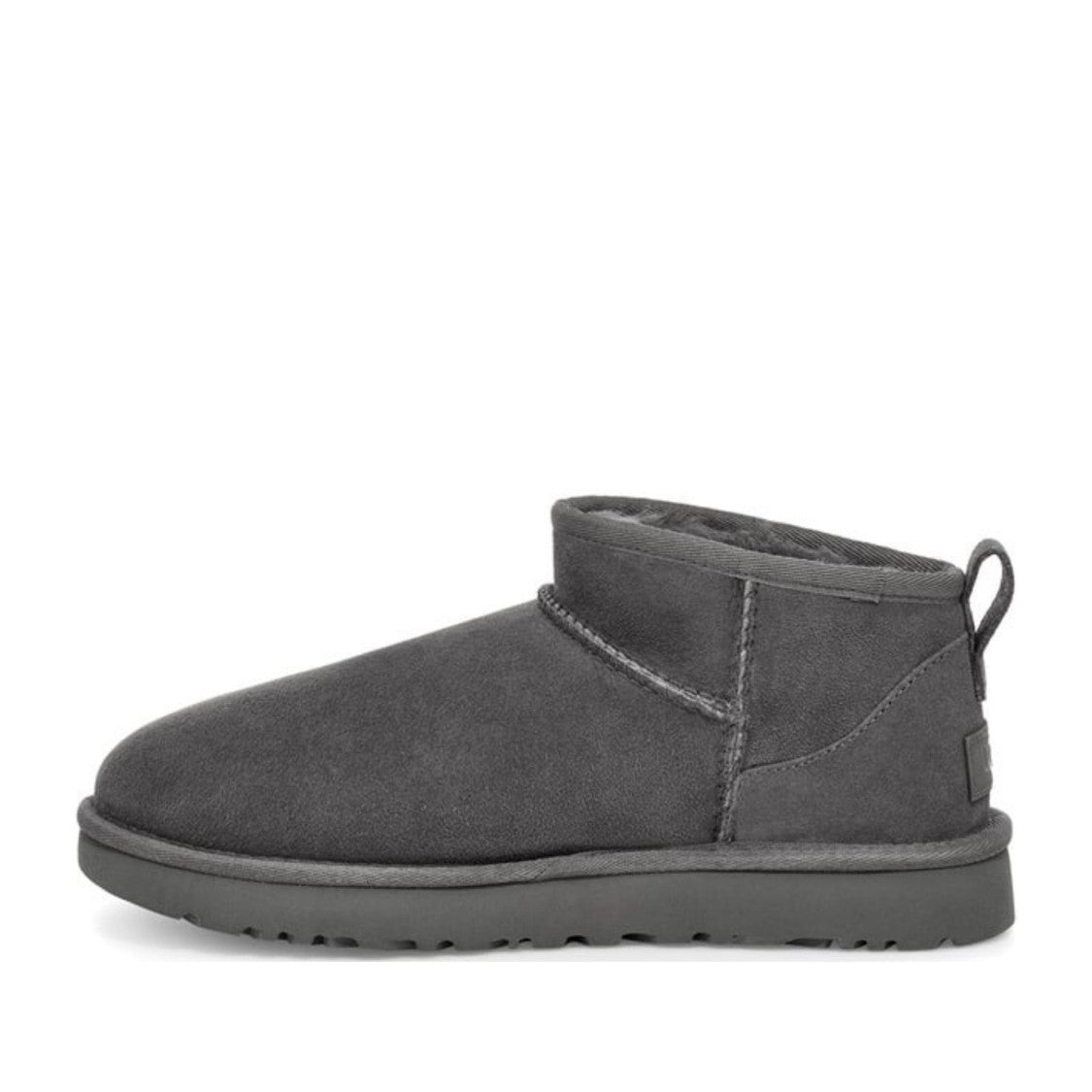 Ugg Gray Classic Ultra Mini Sheepskin Boots