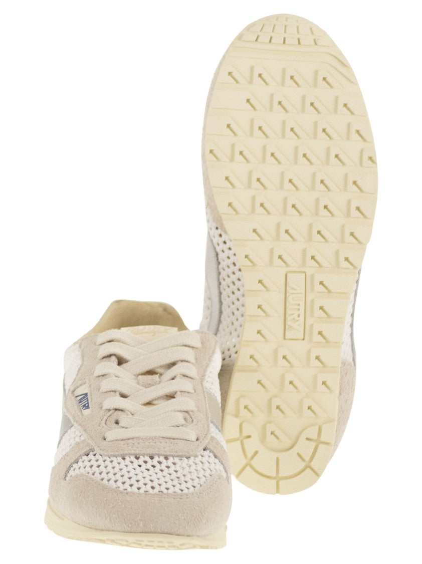 Autry Windspin - Suede And Mesh Trainers