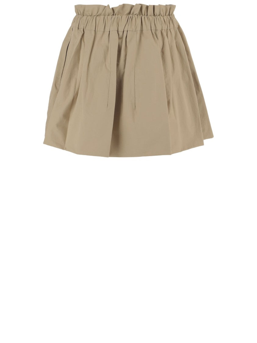 Patou Gathered Waist Skirt