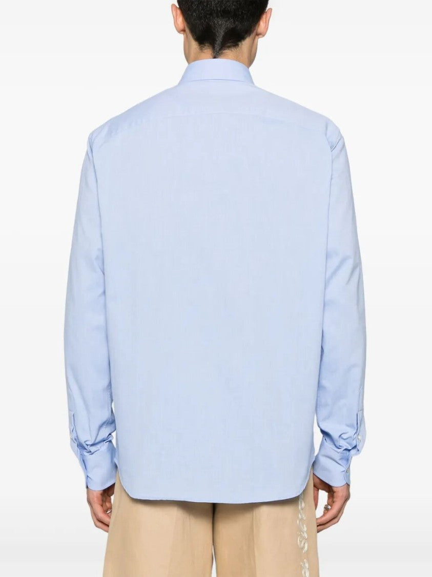 Valentino `Vlogo Signature` Long Sleeve Oxford Shirt