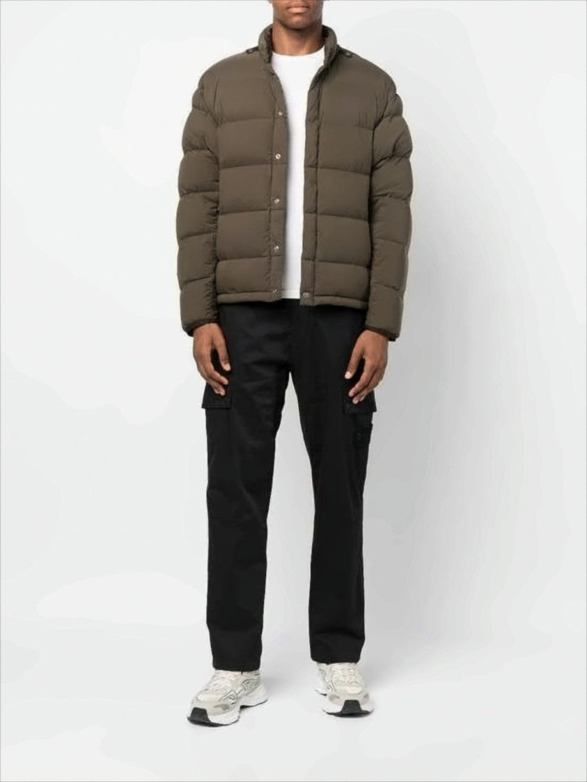 Stone Island White Crew Neck Sweater With Cashmere