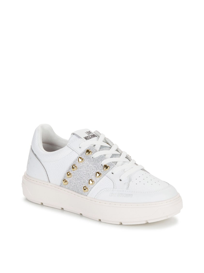 Moschino Bold 40 Studded Sneakers