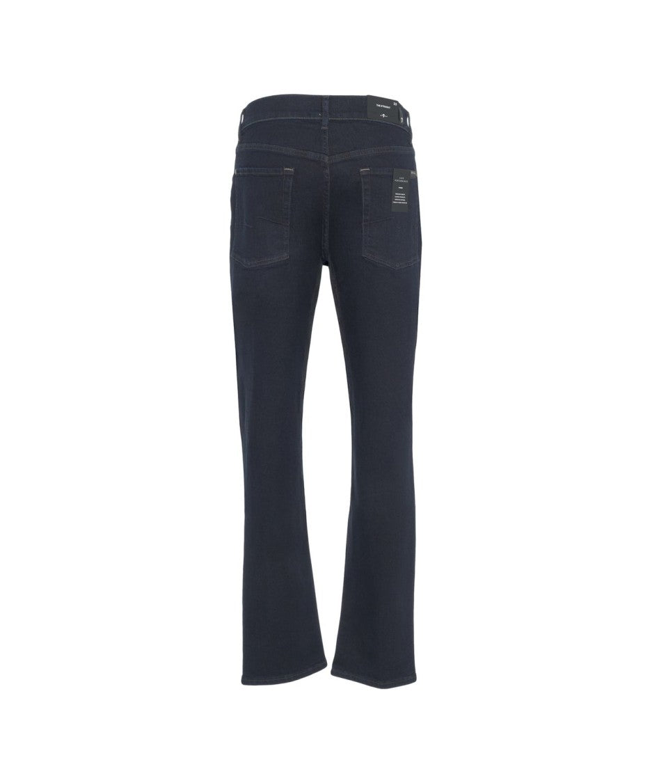 7 For All Mankind Straight Leg Jeans With Classic Five-Pocket