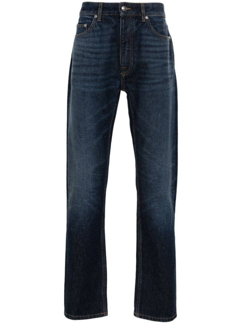 Palm Angels `Midnight Monogram` 5-Pocket Jeans