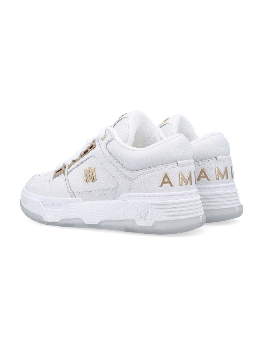 Amiri Metallic Ma-1 Low-Top White Sneakers