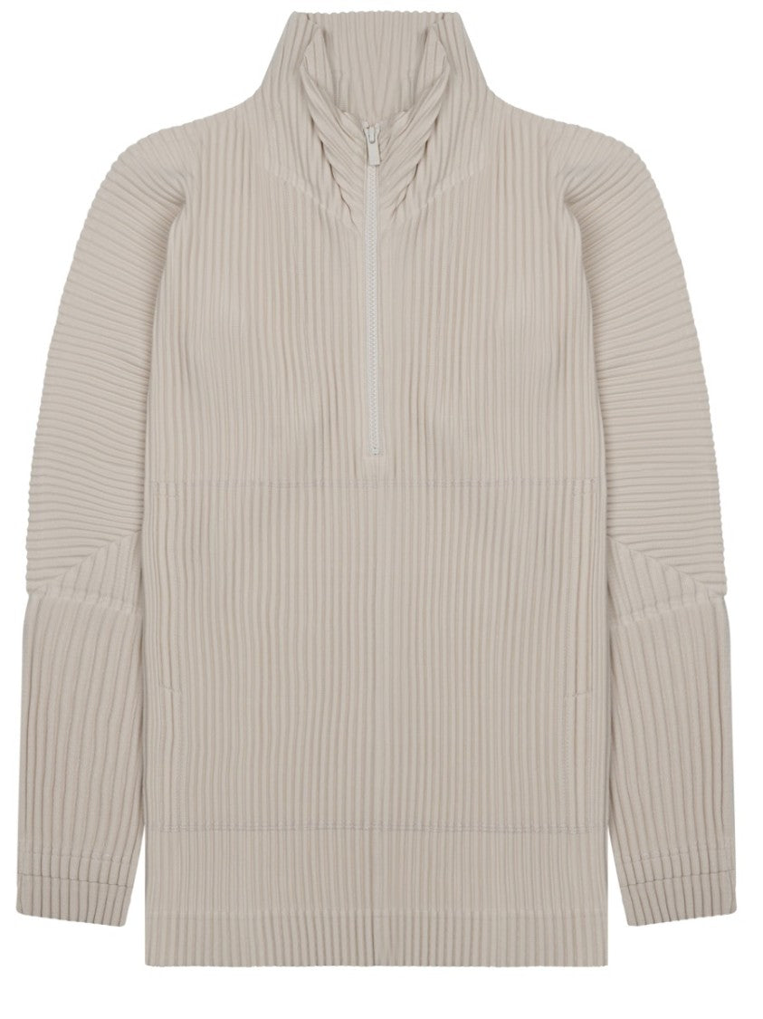 Homme Plissé Issey Miyake Pleated Polyester Sweatshirt