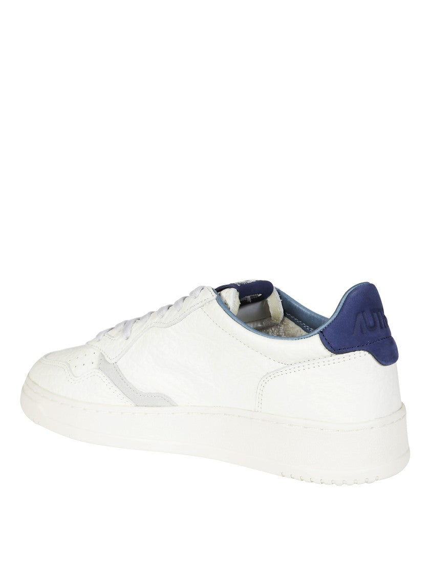 Autry White Medalist Low Leather Sneakers