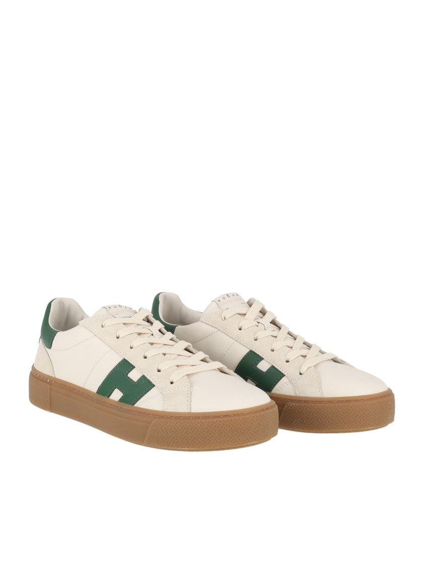 Hogan Cream H705 Low-Top Sneakers